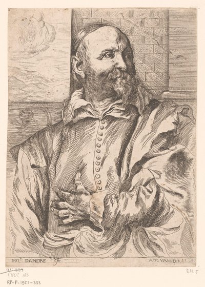 Retrato de Jan (I) Snellinck de Michel Francois Dandre Bardon