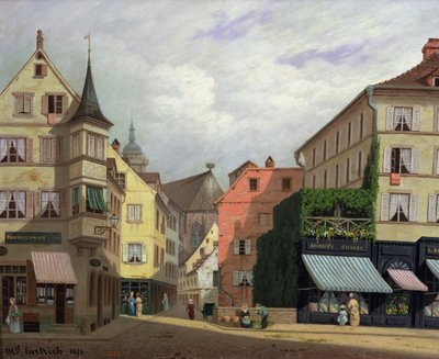 Maison Mathieu, Grand-Rue, Colmar, 1876 de Michel Hertrich