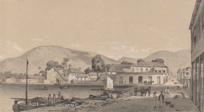 Aduana y muelle de San Vicente de Michel Jean Cazabon