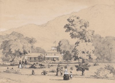 Residencia del Gobernador, St. Anns de Michel Jean Cazabon