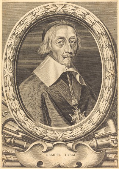 Armand Jean du Plessis, Cardenal Richelieu de Michel Lasne