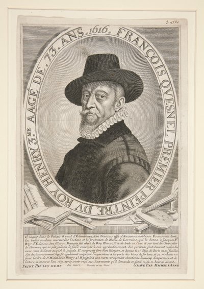 François Quesnel (1543-1619), a la edad de 73 años de Michel Lasne