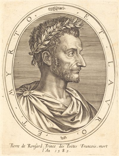 Pierre de Ronsard de Michel Lasne