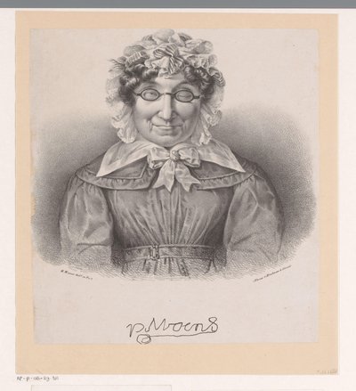 Retrato de Petronella Moens de Michel Mourot