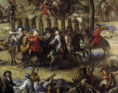 Vista del Cours (de Marsella) durante la peste de 1720 de Michel Serre