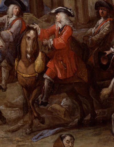 Vista del Ayuntamiento (de Marsella) durante la peste de 1720 de Michel Serre