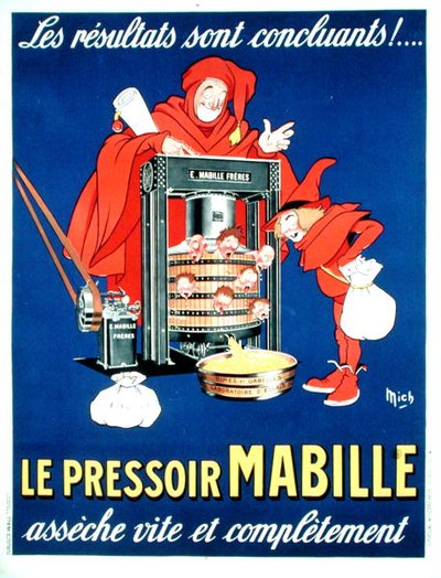 Póster satirizando los nuevos impuestos de Michel called Mich Liebeaux