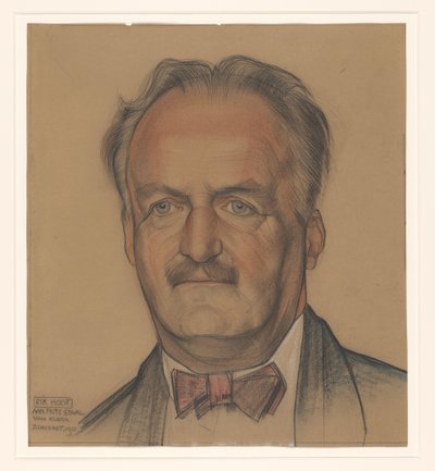 Retrato de Richard Nicolaüs Roland Holst de Michel de Klerk