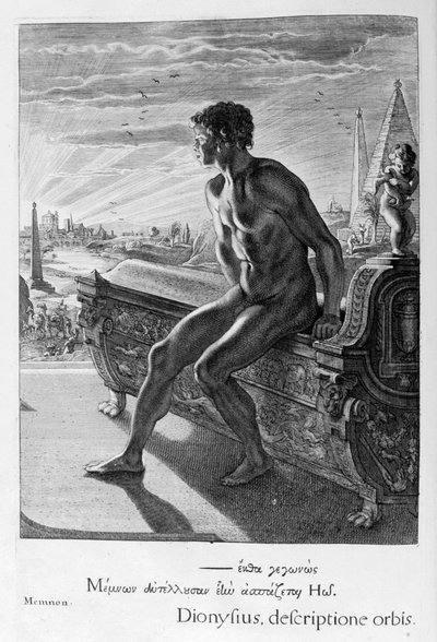 Estatua de Memnón, 1655 de Michel de Marolles