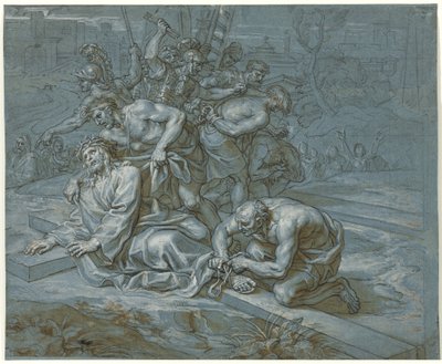 Cristo despojado en la cruz, c.1680 de Michel des Gobelins Corneille