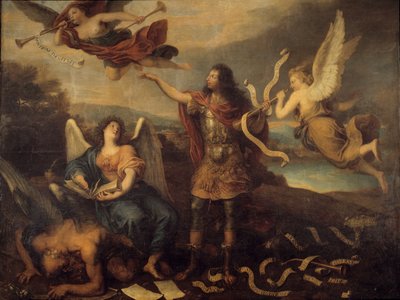 Arrepentimiento. Alegoría para el príncipe Luis II de Borbón-Condé, conocido como el Gran Condé (1621-1686) de Michel des Gobelins Corneille