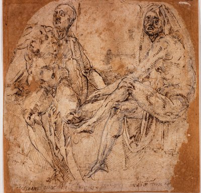 Estudios de desnudos de Michelangelo (after) Buonarroti