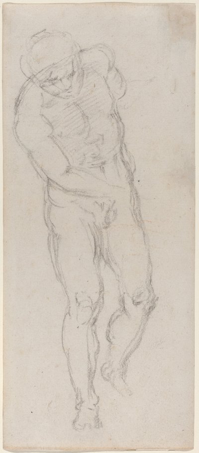 Desnudo Masculino (recto) de Michelangelo