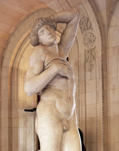 Cautivo, conocido como El esclavo moribundo de Michelangelo Buonarroti
