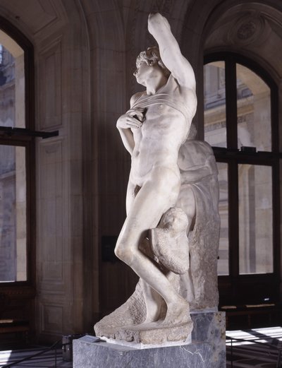 Cautivo, conocido como El Esclavo Moribundo de Michelangelo Buonarroti
