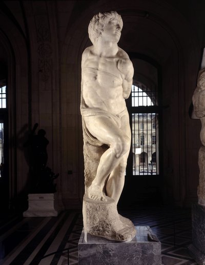 Cautivo, conocido como El Esclavo Rebelde de Michelangelo Buonarroti