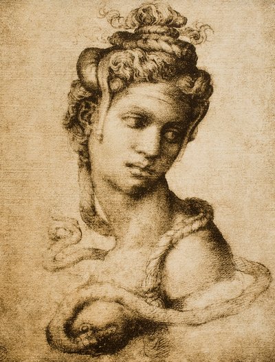 Cleopatra para Tommaso Cavalieri de Michelangelo Buonarroti