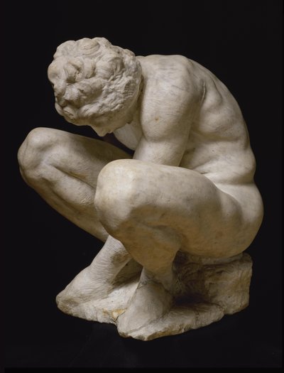 Niño agachado, entre 1530 y 1534 de Michelangelo Buonarroti
