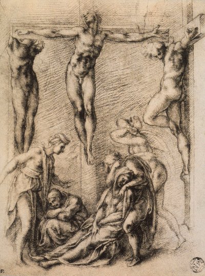 Crucifixión de Michelangelo Buonarroti