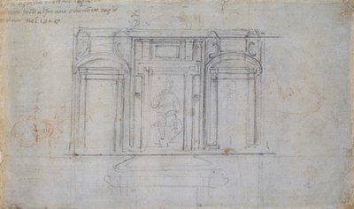 Diseño para una de las tumbas de los Medici de Michelangelo Buonarroti