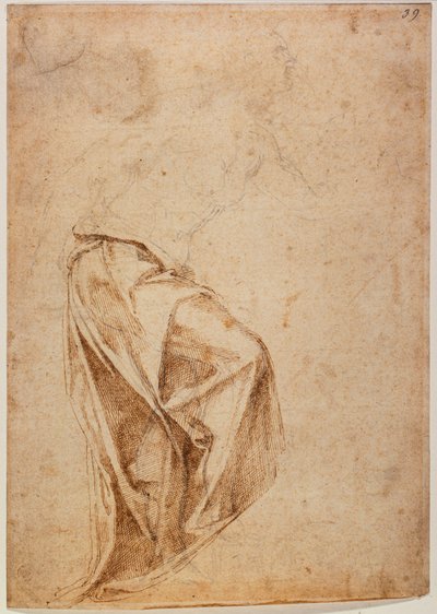 Figura drapeada de Michelangelo Buonarroti