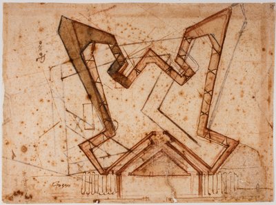 Fortificación de la Puerta de la Pradera de Michelangelo Buonarroti