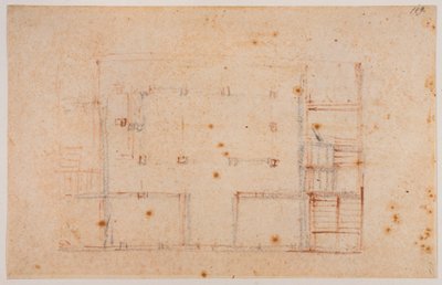 Plano de la casa de Michelangelo Buonarroti