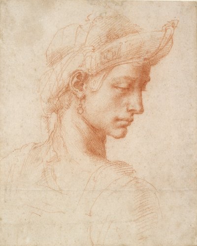 Cabeza ideal, finales del siglo XV-principios del siglo XVI de Michelangelo Buonarroti