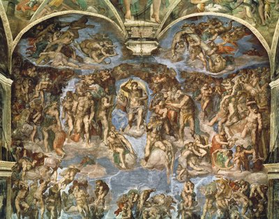 El Juicio Final, de la Capilla Sixtina de Michelangelo Buonarroti