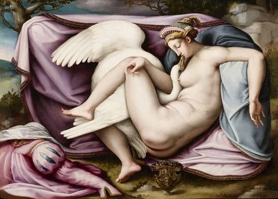 Leda y el cisne de Michelangelo Buonarroti