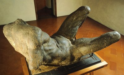 Modelo para la personificación del río para la Nueva Sacristía de San Lorenzo de Michelangelo Buonarroti