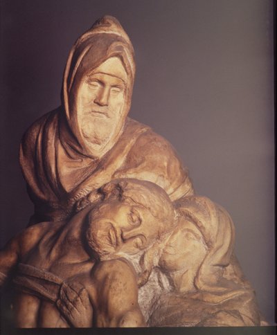 Piedad (detalle) de Michelangelo Buonarroti