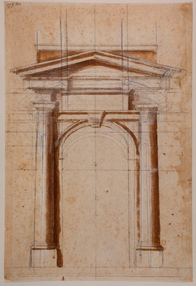 Estudio del portal de Michelangelo Buonarroti