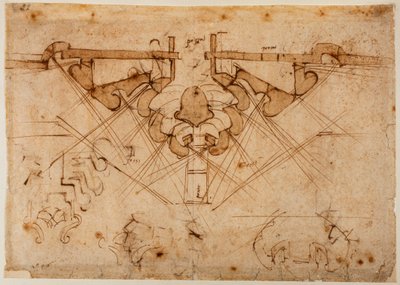 Proyecto de murallas para una puerta de Michelangelo Buonarroti