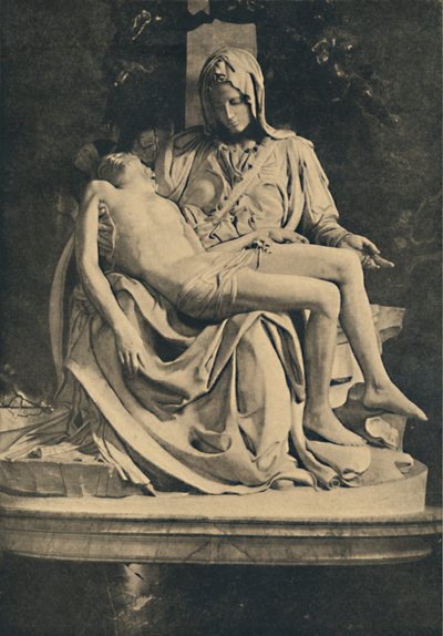 Roma - Basílica de San Pedro. Piedad de Miguel Ángel, 1910 de Michelangelo Buonarroti