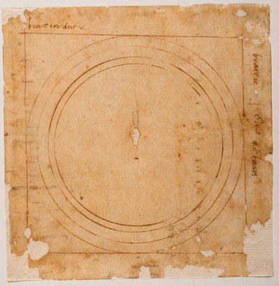 Bocetos para la cúpula de Santa Maria del Fiore de Michelangelo Buonarroti
