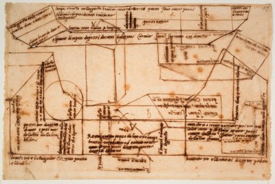 Bocetos de bloques de mármol para la tumba de Julio II de Michelangelo Buonarroti