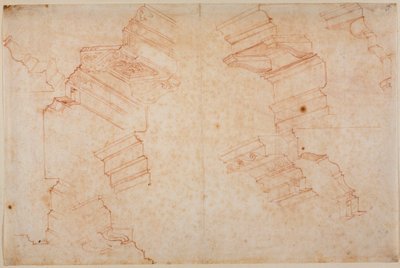 Estudios a partir de monumentos romanos de Michelangelo Buonarroti