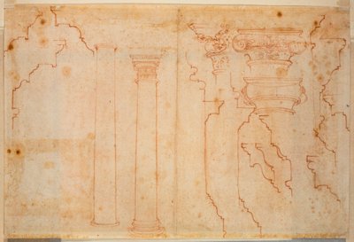 Estudios a partir de monumentos romanos de Michelangelo Buonarroti