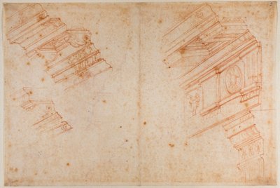 Estudios a partir de monumentos romanos de Michelangelo Buonarroti
