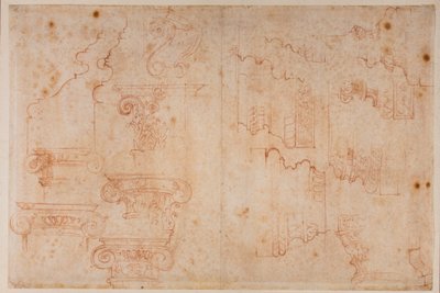 Estudios a partir de monumentos romanos de Michelangelo Buonarroti
