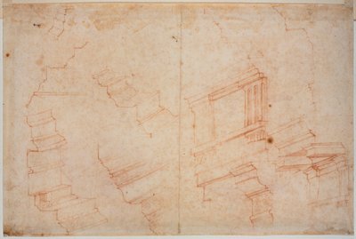 Estudios a partir de monumentos romanos de Michelangelo Buonarroti