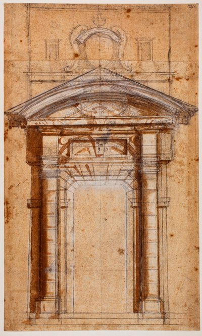 Estudio para Porta Pia de Michelangelo Buonarroti