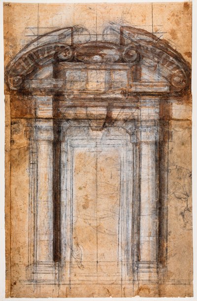 Estudio para Porta Pia de Michelangelo Buonarroti