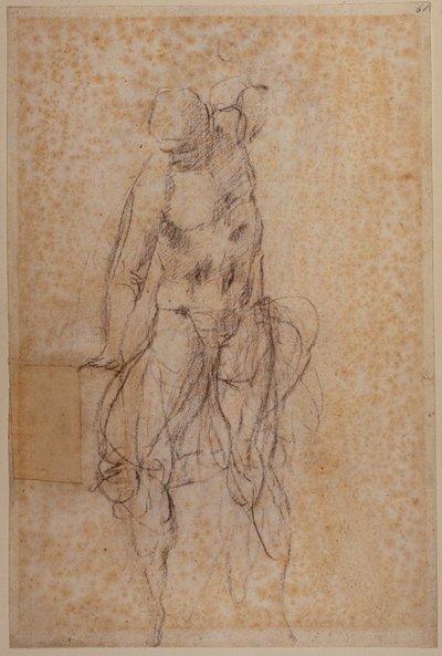 Estudio para un Cristo resucitado de Michelangelo Buonarroti
