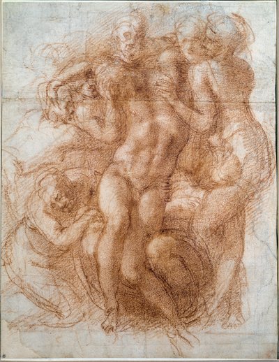 Estudio para la Piedad de Michelangelo Buonarroti