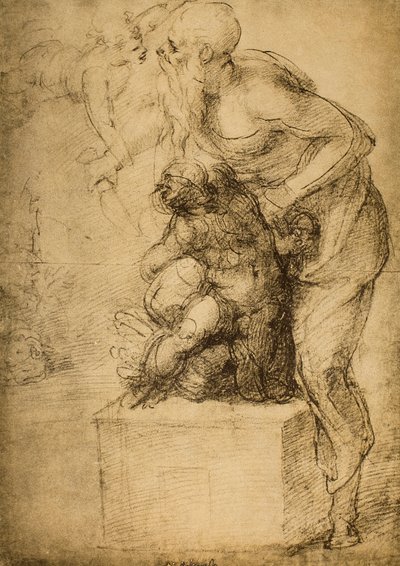 El Sacrificio de Isaac de Michelangelo Buonarroti