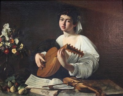 El Jugador de Laúd de Michelangelo Caravaggio