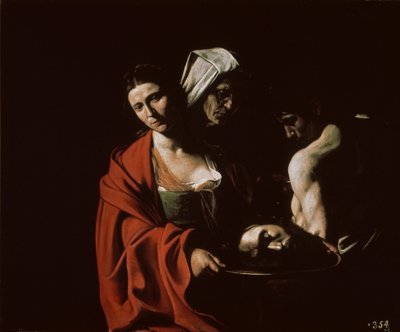 Salomé con la cabeza de Juan el Bautista de Michelangelo Caravaggio