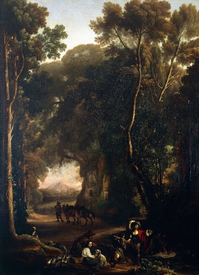 Erminia y los pastores de Michelangelo Cerquozzi